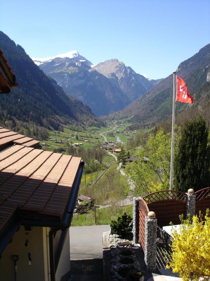 Ferienwohnung Stalden Lutschental Exterior photo